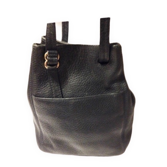 Coach Vintage Leather Sonoma 4923 Blue Bucket Bag